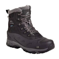 Buty zimowe męskie Karrimor Snowfur. Czarne buty trekkingowe męskie Karrimor, na zimę, z polaru, bez zapięcia, trekkingowe, thinsulate. Za 321.29 zł.
