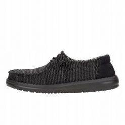 HEYDUDE Damskie Mokasyny Wendy Stretch Sox. Czarne mokasyny damskie Hey dude, z materiału. Za 259.00 zł.