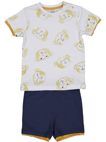 Birba Trybeyond Komplet t-shirt i szorty sportowe 999 69037 00 M Kolorowy Regular Fit. Spodnie niemowlęce Birba Trybeyond, bez wzorów, z bawełny. Za 79.99 zł.