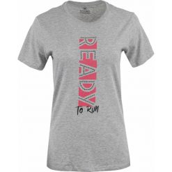 Damska koszulka Athl. DPT Amore Melange — 100% bawełna, XL. Czerwone bluzki sportowe damskie ZSPORT, xl, z bawełny, bez kołnierzyka, bez ramiączek. Za 149.99 zł.