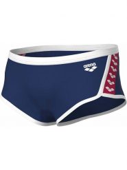 Arena Kąpielówki w kolorze granatowym rozmiar: 8. Niebieskie kąpielówki męskie Arena, bez wzorów, z materiału. Za 70.08 zł.