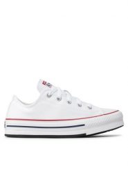 Converse Trampki Chuck Taylor All Star Eva Lift Ox 272858C Biały. Białe trampki i tenisówki damskie Converse, bez wzorów, z materiału. Za 219.99 zł.