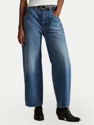 Polo Ralph Lauren Jeansy 211969380001 Niebieski Wide Leg. Niebieskie jeansy damskie Polo Ralph Lauren. Za 809.99 zł.
