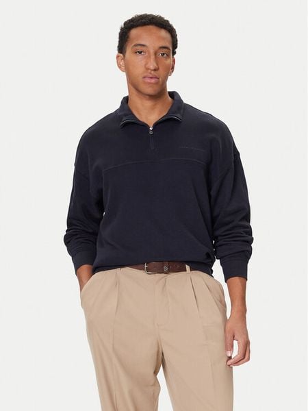 Tommy Hilfiger Bluza UM0UM03626 Granatowy Regular Fit. Niebieskie bluzy bez kaptura męskie Tommy Hilfiger, l, z bawełny. Za 289.99 zł.