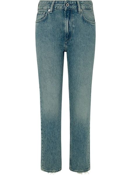 Pepe Jeans Dżinsy - Straight fit - w kolorze niebieskim rozmiar: W32/L30. Niebieskie jeansy damskie Pepe Jeans. Za 154.07 zł.