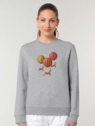 WOOOP Bluza w kolorze szarym rozmiar: XXL. Szare bluzy z nadrukiem damskie Wooop, xxl. Za 108.99 zł.