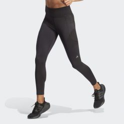 Legginsy DailyRun 7/8. Czarne legginsy damskie Adidas, m, bez wzorów, z elastanu. Za 299.00 zł.