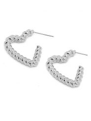 MOODE Kolczyki-kreole "Berenice" rozmiar: onesize. Szare kolczyki damskie MOODE, ze stali. Za 39.99 zł.