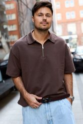 Pasek męski skórzany do spodni casual garnituru automat brązowy Beltimore A39 : Kolory - brązowy, beżowy, Rozmiar pasków - r.130-145 cm. Brązowe paski męskie bez wzorów, ze skóry, casualowe. Za 64.99 zł.