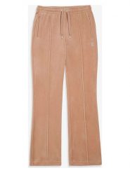 Juicy Couture Spodnie dresowe w kolorze beżowym rozmiar: XL. Brązowe spodnie dresowe damskie Juicy Couture, xl, bez wzorów, z dresówki. Za 141.19 zł.