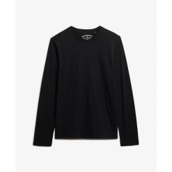 Koszulka z długim rękawem Superdry Classic Essential. Czarne koszulki męskie z długim rękawem Superdry., xl. Za 165.00 zł.