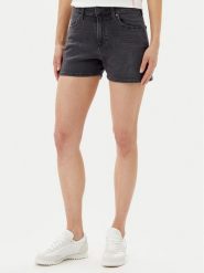 Wrangler Szorty jeansowe Cowboy 112362695 Czarny Relaxed Fit. Czarne szorty damskie Wrangler, bez wzorów, z bawełny. Za 149.99 zł.