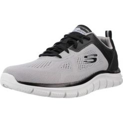 Buty SKECHERS TRACK Szary. Szare buty sportowe na co dzień męskie Skechers, bez zapięcia. Za 297.80 zł.