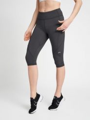 Damskie legginsy 3/4 Newline Hw. Szare legginsy damskie Newline, s, bez wzorów, z dżerseju. Za 319.00 zł.