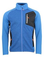 Peak Mountain Kurtka polarowa "Cerin" w kolorze niebieskim rozmiar: M. Niebieskie kurtki męskie Peak Mountain, m, bez wzorów, z polaru, bez kaptura. Za 182.72 zł.