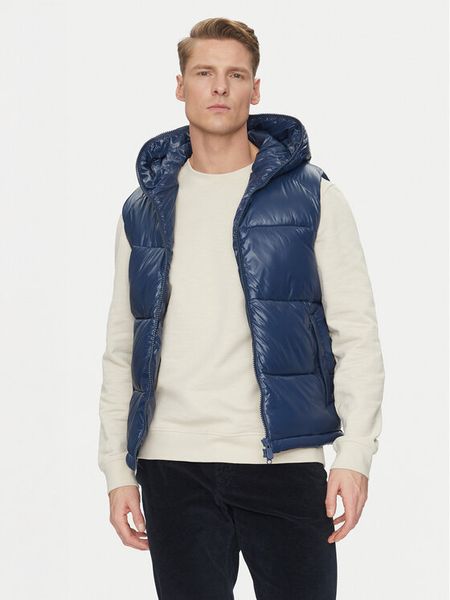 Save The Duck Kamizelka D80296M LUCK19 Granatowy Regular Fit. Niebieskie kamizelki męskie SAVE THE DUCK, m, z syntetyku. Za 459.99 zł.