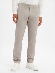 Finshley & Harding spodnie chino Mężczyźni szary|brązowy, 30-32. Brązowe spodnie materiałowe męskie Finshley & Harding, bez wzorów, eleganckie. Za 399.95 zł.