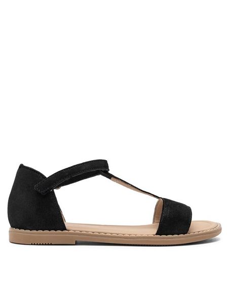 Lasocki Young Sandały VERNIS CI12-3027-11 Czarny. Czarne sandały dziewczęce Lasocki Young, ze skóry, bez zapięcia. Za 82.99 zł.