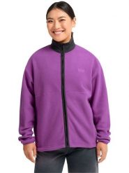 Jack Wolfskin Kurtka polarowa w kolorze fioletowym rozmiar: XXL. Różowe kurtki damskie Jack Wolfskin, xxl, bez wzorów, z polaru, bez kaptura. Za 296.71 zł.