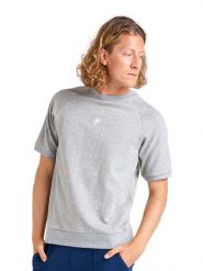 Bluza miękki z bawełna na co dzień na siłownię. Szare bluzy bez kaptura męskie LEONE 1947 APPAREL, m, z bawełny. Za 63.11 zł.