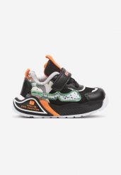 Czarne Płaskie Buty Sportowe Sneakersy na Rzep z Nadrukiem i Perforacją Senavia. Czarne sukienki niemowlęce Born2be, bez wzorów, z bawełny, bez ramiączek. Za 39.99 zł.