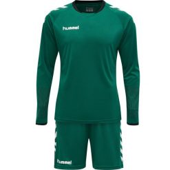 Strój bramkarski męski Hummel hml CORE. Zielone szorty męskie HUMMEL, bez wzorów, sportowe. Za 204.50 zł.