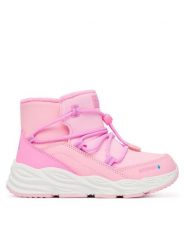 Skechers Śniegowce Turbo Tread 303492L LTPK Różowy. Czerwone kozaki dziewczęce Skechers, bez wzorów, ze skóry, bez obcasa. Za 259.99 zł.