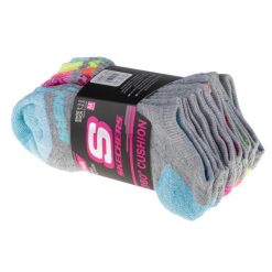 Skechers 6pk 360 Full Terry No Show, męskie, Fitness, skarpetki, Szare. Szare skarpetki męskie Skechers, bez wzorów, z poliesteru. Za 39.99 zł.