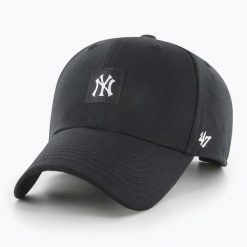 Czapka z daszkiem 47 Brand MLB New York Yankees Compact Snap MVP. Czarne czapki męskie 47 Brand, bez wzorów. Za 94.99 zł.