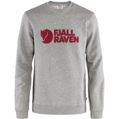 Bluza bawełniana męska Fjallraven Logo Sweater. Czarne bluzy bez kaptura męskie Fjällräven, m, z bawełny. Za 559.00 zł.