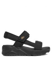 Skechers Sandały Uno Lite Sandal-Sunny Stand 310372L/BKRG Czarny. Czarne sandały dziewczęce Skechers, z materiału, bez zapięcia. Za 139.99 zł.