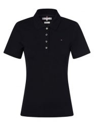 Tommy Hilfiger koszulka polo Kobiety Bawełna niebieski, XL. Niebieskie topy sportowe damskie Tommy Hilfiger, xl, bez wzorów, z bawełny, bez ramiączek. Za 349.95 zł.