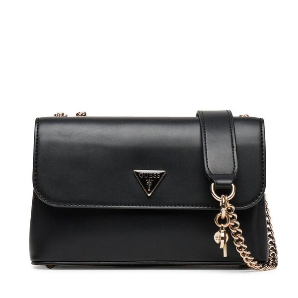 Torebka Guess. Czarne torebki klasyczne damskie Guess, z aplikacjami, bez dodatków. Za 449.99 zł.