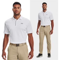 Koszulka polo męska UNDER ARMOUR UA Tech Polo. Niebieskie koszulki polo męskie Under Armour, m, bez wzorów, bez ramiączek. Za 140.99 zł.