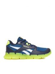Reebok Sneakersy EO-ZIG N GLOW 2 ELASTIC LACE 100231957 Granatowy. Niebieskie buty sportowe chłopięce Reebok, z materiału, bez zapięcia. Za 159.99 zł.