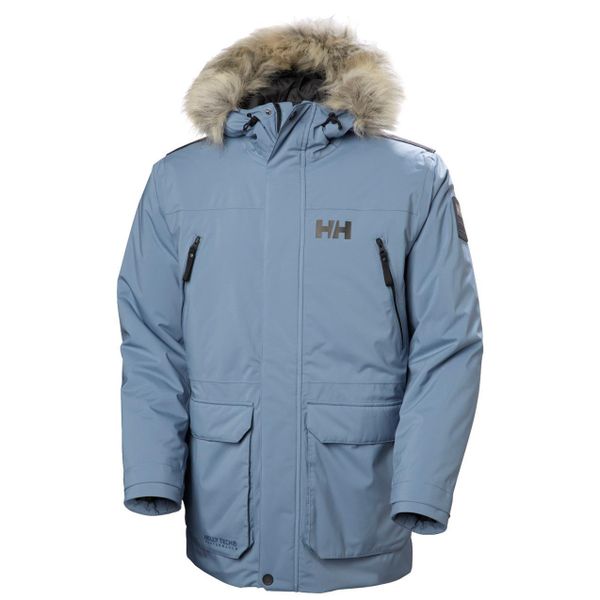 Parka Helly Hansen Reine. Niebieskie parki męskie Helly Hansen, xl, bez wzorów, z futra. Za 1,588.00 zł.