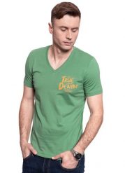 MUSTANG T SHIRT Alex v Print 1009520 6398. T-shirty męskie Mustang, m, bez wzorów, bez kołnierzyka. W wyprzedaży za 39.99 zł.