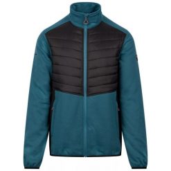 Męska Kurtka Hybrydowa Hanlonton Fleece AT200. Niebieskie kurtki męskie Trespass, na zimę, m, bez wzorów, sportowe, bez kaptura. Za 266.99 zł.