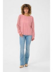 Cream Bluzka "Valerie" w kolorze jasnoróżowym rozmiar: 46. Różowe bluzki damskie Cream, bez wzorów, z koronki, bez kołnierzyka, bez ramiączek. Za 70.41 zł.