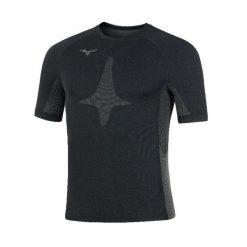 Koszulka termoaktywna Mizuno Team Underwear. Czarne t-shirty sportowe męskie Mizuno, m, bez ramiączek, na fitness i siłownię. Za 173.00 zł.