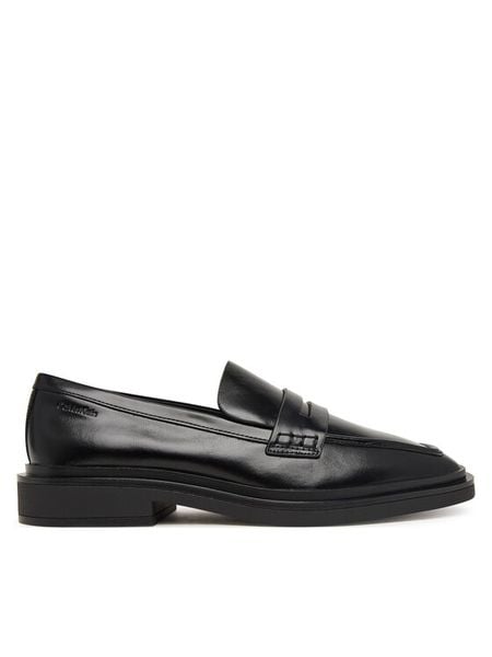 Calvin Klein Lordsy Square Loafer Lth HW0HW03183 Czarny. Czarne mokasyny damskie CALVIN KLEIN, ze skóry. Za 649.99 zł.