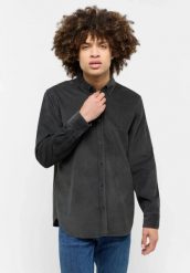 Męska Koszula MUSTANG Iowa Pirate Black 1015628 4088. Czarne koszule męskie Mustang, m, bez wzorów, bez kołnierzyka, bez ramiączek. Za 119.99 zł.