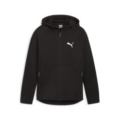 Męska rozpinana bluza EVOSTRIPE z kapturem PUMA Black. Czarne bluzy z kapturem męskie Puma, m. Za 249.99 zł.
