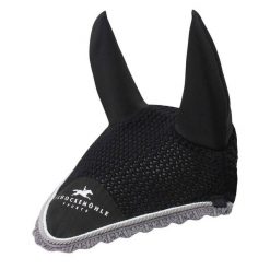 Czapka na muchy dla konia Schockemöehle Dynamite Fly Veil Logo. Czarne czapki męskie SCHOCKEMÖHLE, bez wzorów, sportowe. Za 196.50 zł.