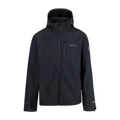 Męska Kurtka Soft Shell Justin DLX Marl. Czerwone kurtki męskie Trespass, m, bez wzorów, z softshellu, sportowe, bez kaptura. Za 394.99 zł.