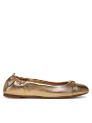 MICHAEL Michael Kors Baleriny Mandy Flex Ballet 40S5MAFP1M Złoty. Żółte baleriny damskie MICHAEL Michael Kors, bez wzorów, ze skóry, bez obcasa. Za 339.99 zł.