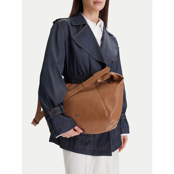 Torebka Lasocki. Brązowe listonoszki damskie Lasocki, bez wzorów, bez dodatków. Za 199.99 zł.