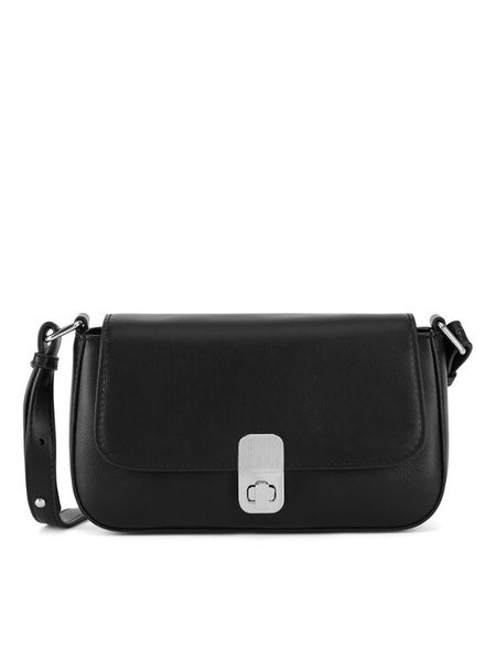 DeeZee Torebka LA482-1017 Czarny. Czarne torebki klasyczne damskie DeeZee, bez wzorów, z tworzywa sztucznego, bez dodatków. Za 139.99 zł.