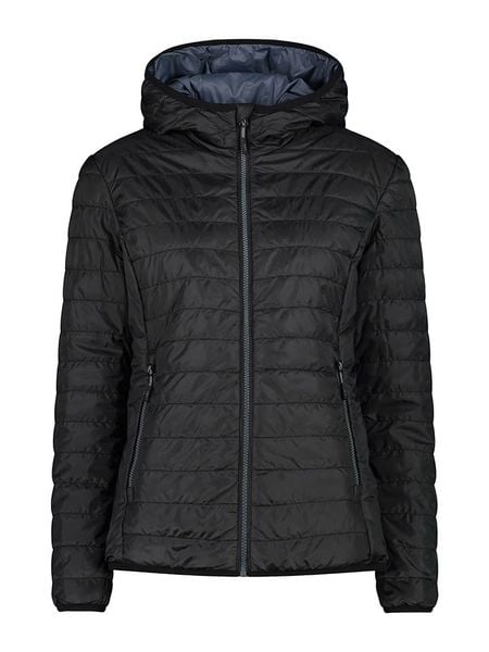 CMP Kurtka puchowa w kolorze czarnym rozmiar: 36. Czarne kurtki damskie CMP, bez wzorów, z puchu, bez kaptura. Za 204.48 zł.