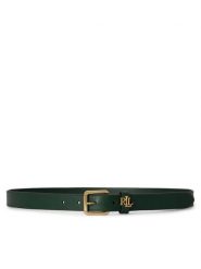 LAUREN RALPH LAUREN Pasek 412968763016 Zielony ciemny. Zielone paski damskie Lauren Ralph Lauren, bez wzorów, ze skóry. Za 419.99 zł.